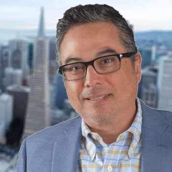 Seth Swenson with San Francisco in background